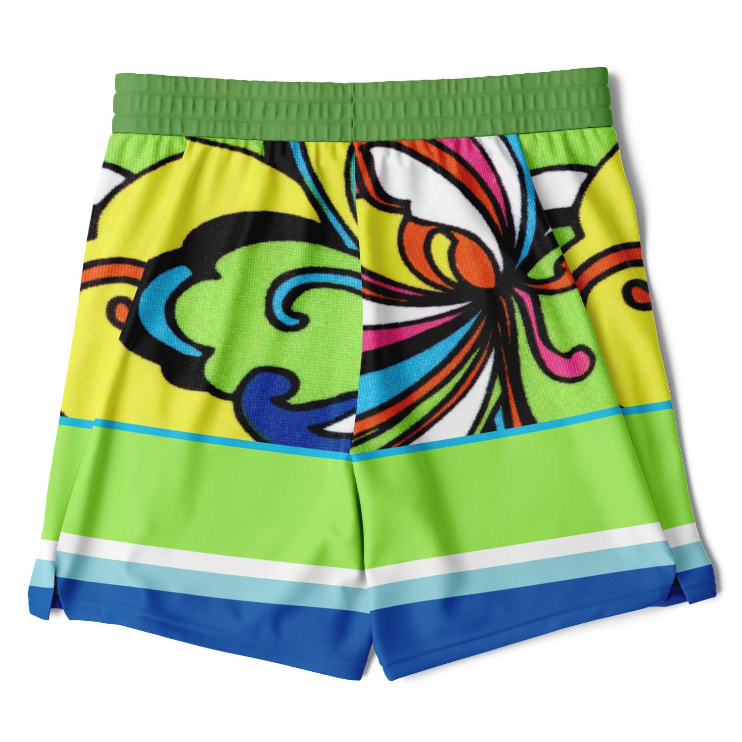 OG San Diego Vintage Floral Athletic Compression Shorts