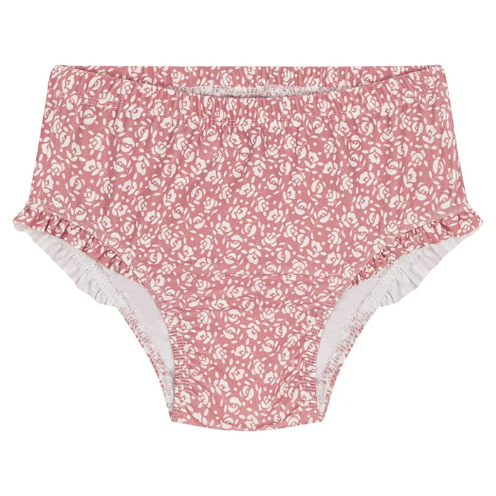 Petit Bateau Baby Swim Bottoms Pink Floral Print