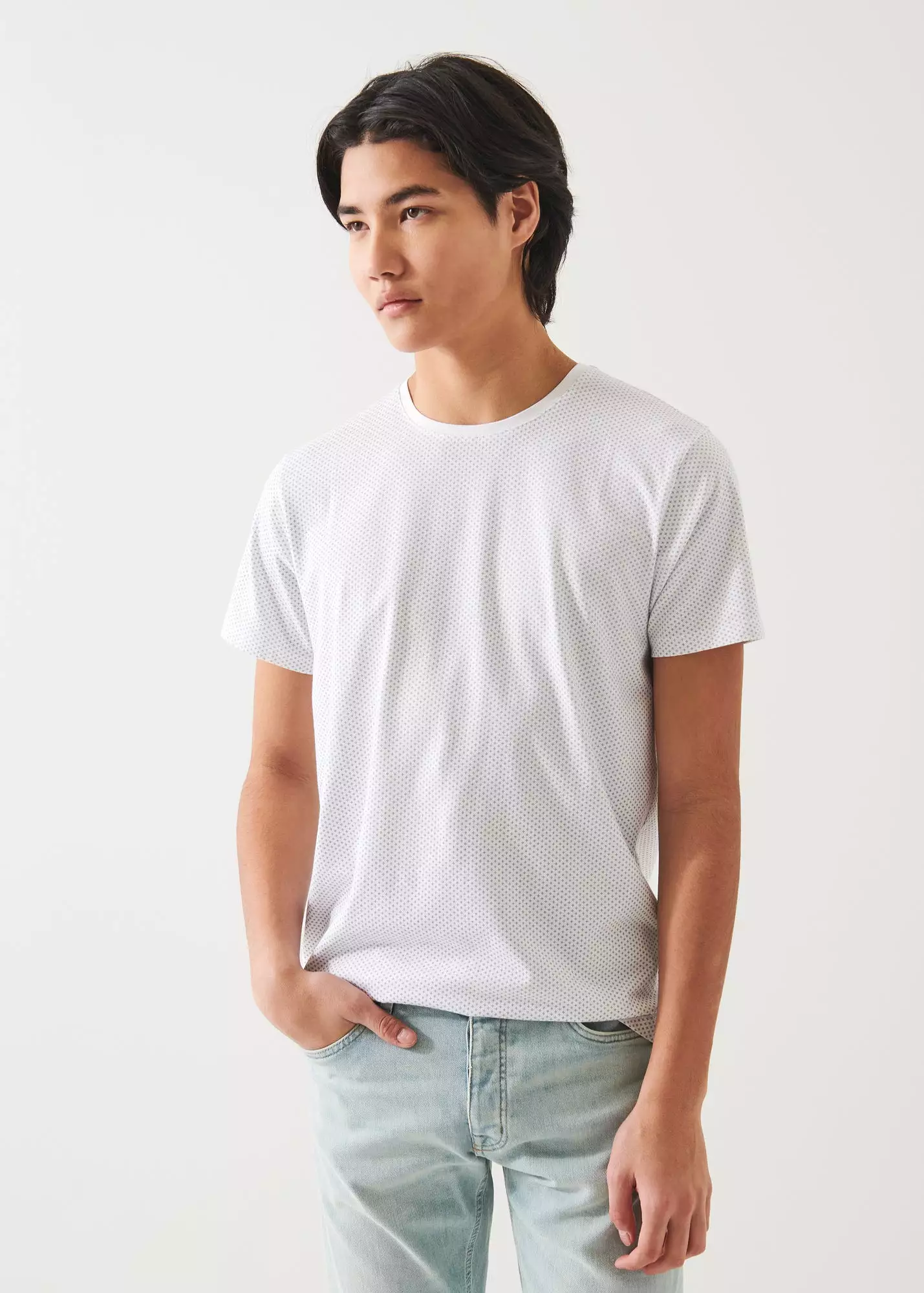 PIMA COTTON STRETCH PRINTED T-SHIRT