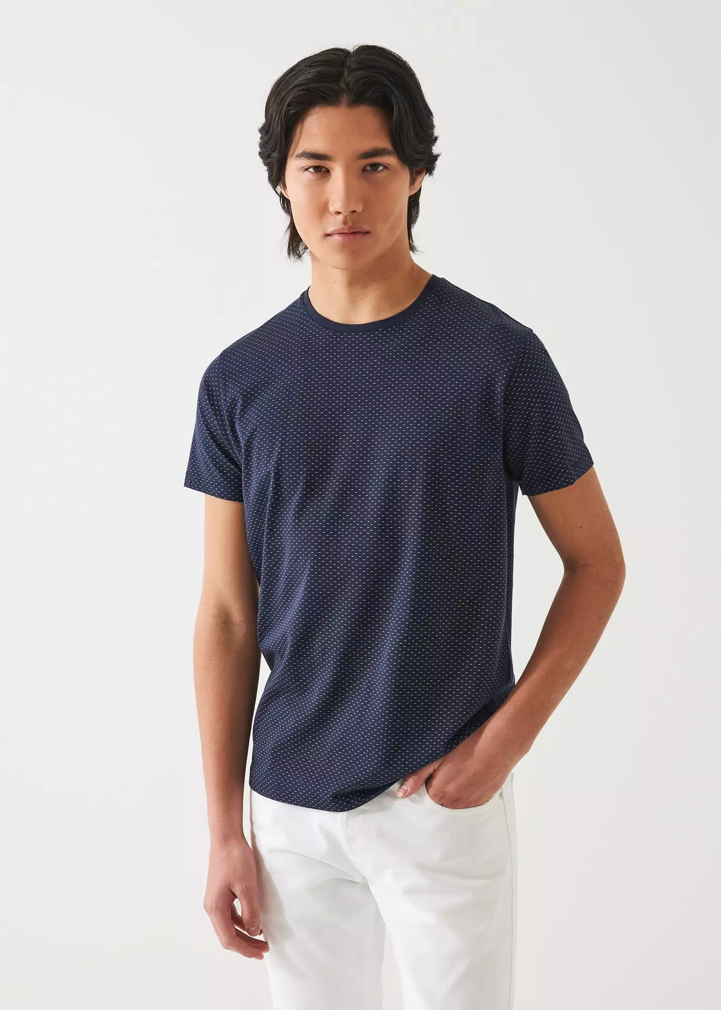 PIMA COTTON STRETCH PRINTED T-SHIRT