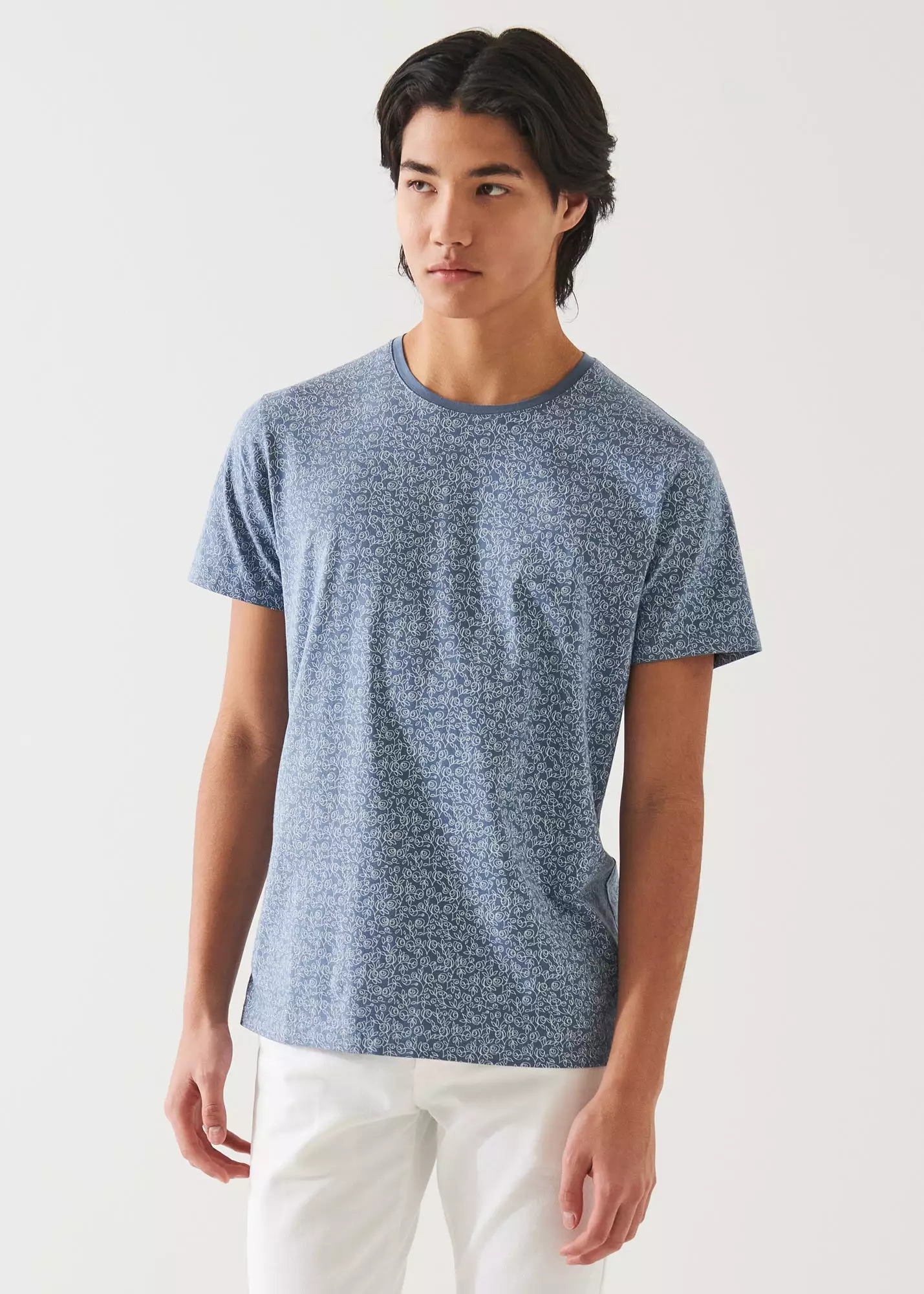 PIMA COTTON STRETCH PRINTED T-SHIRT