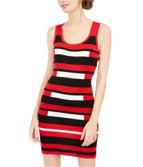 Planet Gold Womens Striped Bodycon Sweater Dress