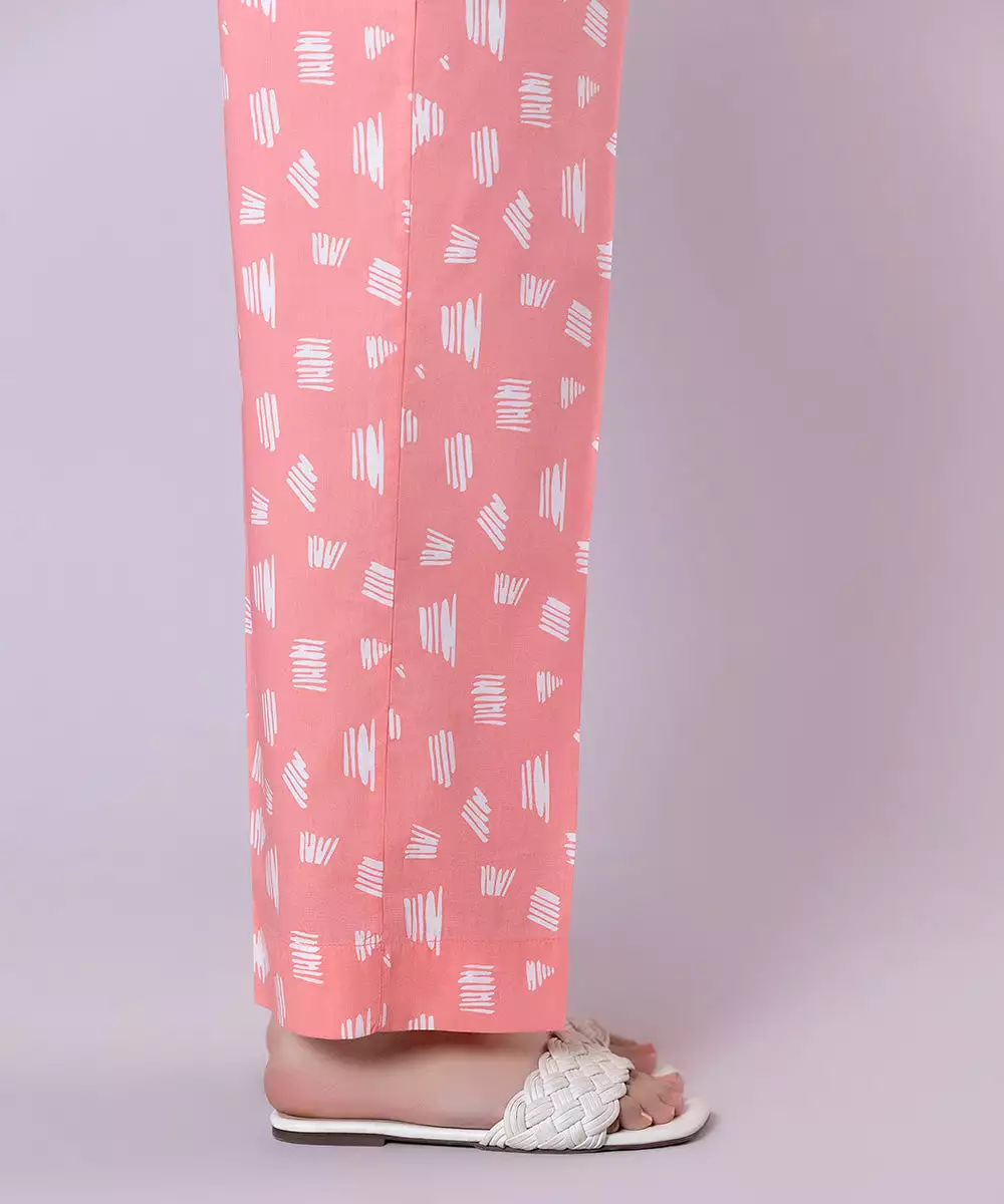 Printed Cotton Viscose Pants