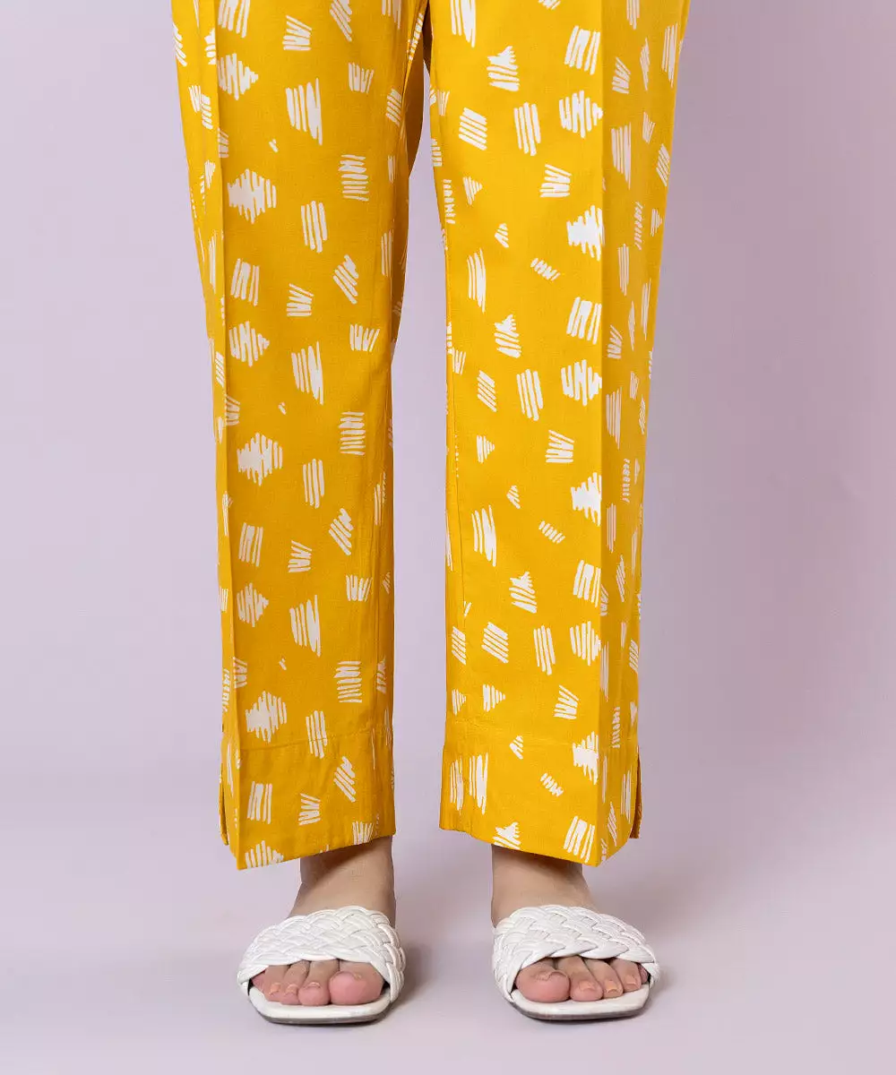 Printed Cotton Viscose Pants