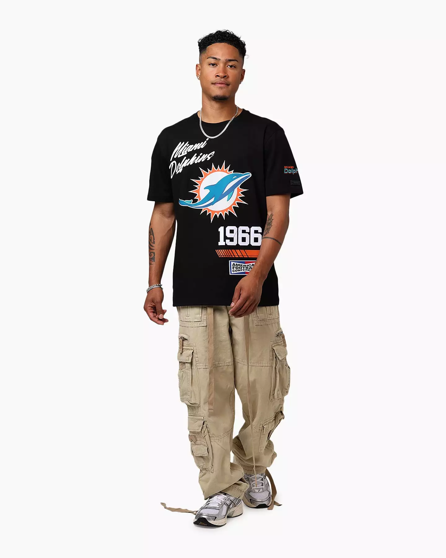 Pro Standard Miami Dolphins Fast Lane T-Shirt Black