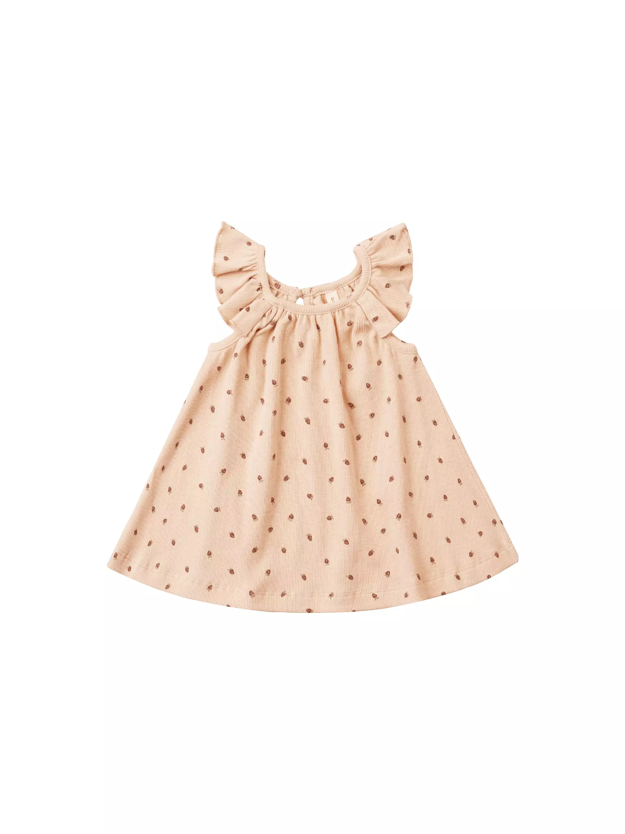 Quincy Mae Ruffle Swing Dress - Strawberries