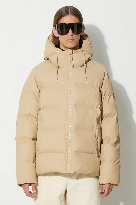 Rains jacket beige color