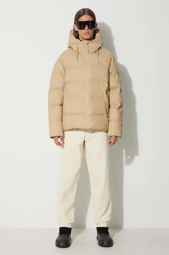 Rains jacket beige color