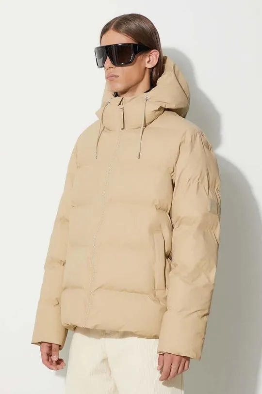 Rains jacket beige color