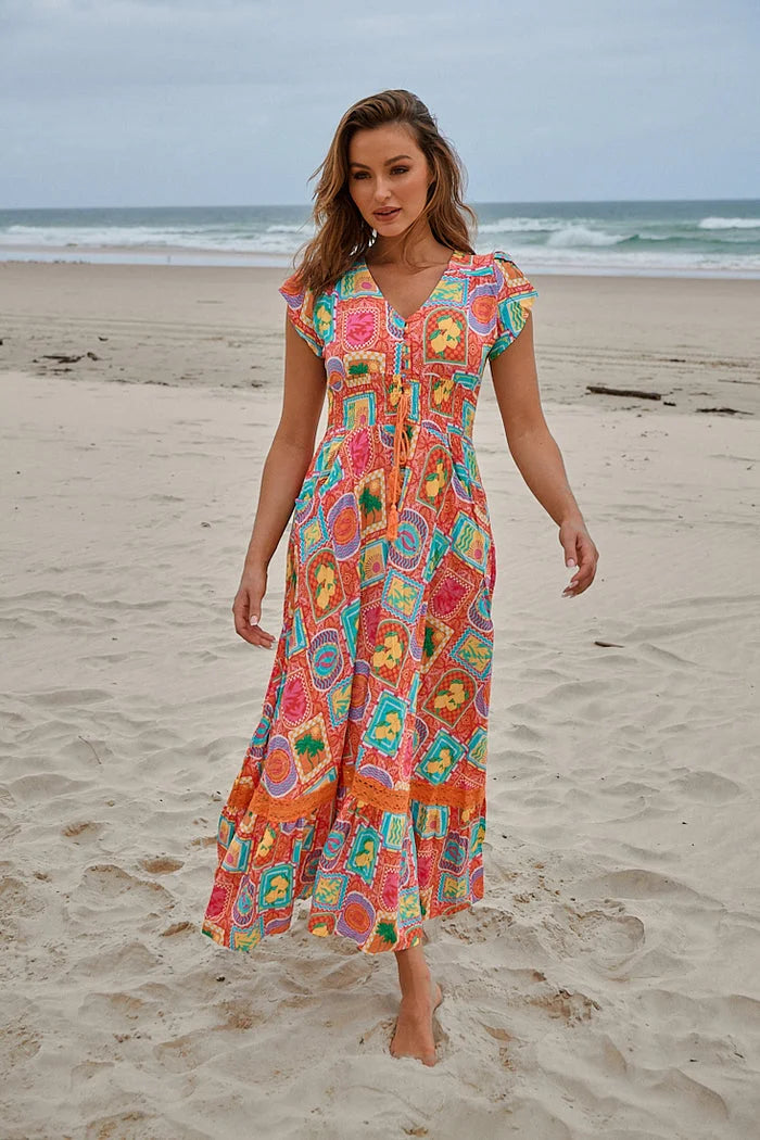 Romi Maxi Dress - Sicily Collecton