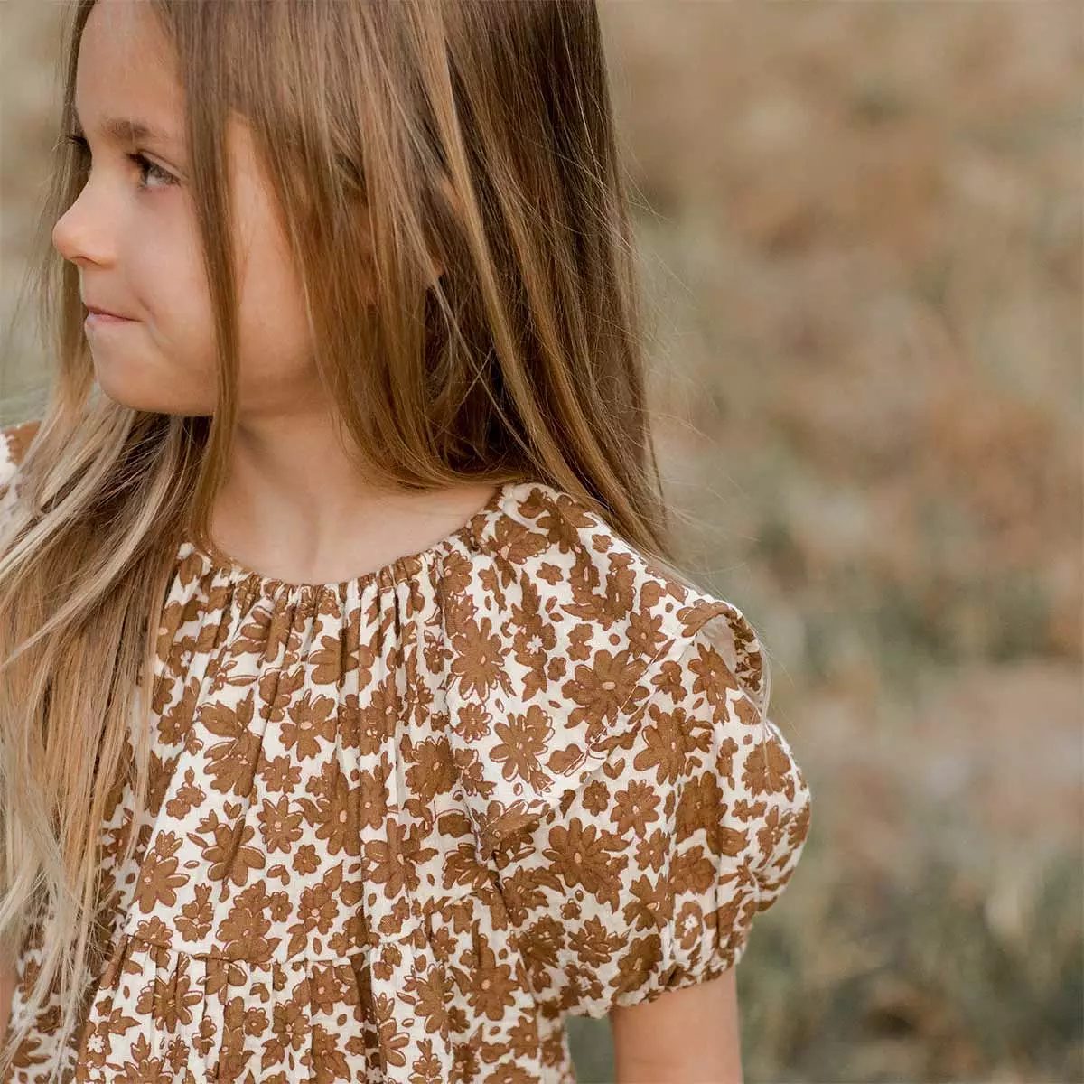 Rylee + Cru Willow Dress - Gold Gardens