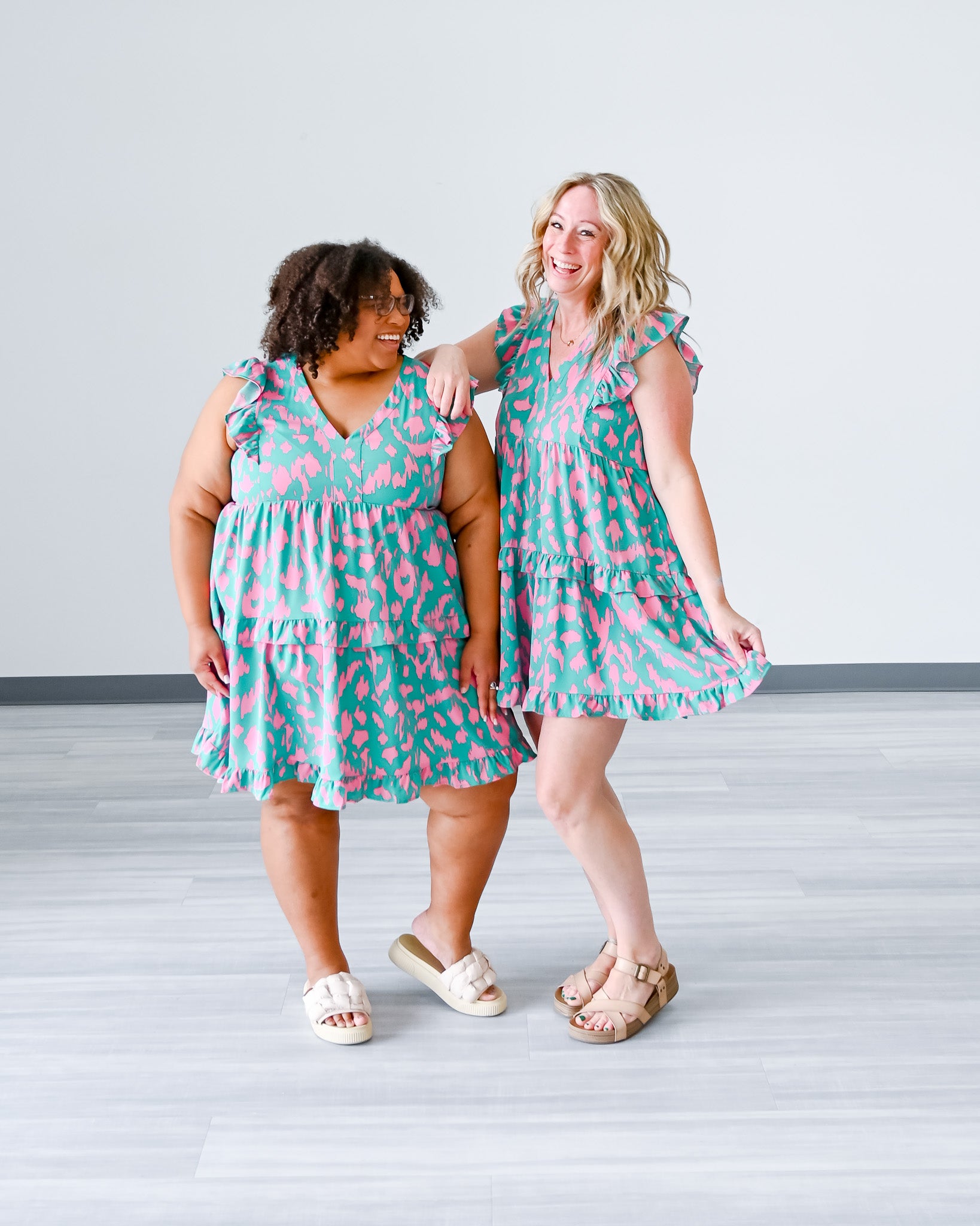 S-2X Nantucket Ruffle Mini Dress