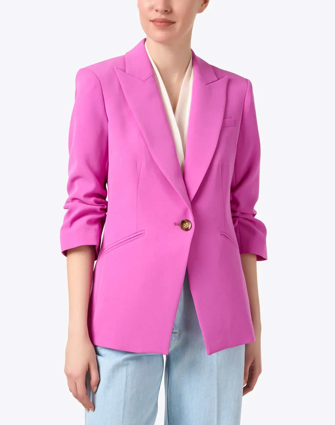 Salome Magenta Dickey Blazer