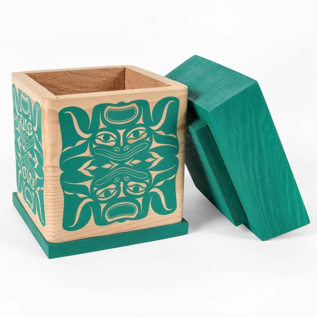 Screen Printed Bentwood Box | Frog by James Michels