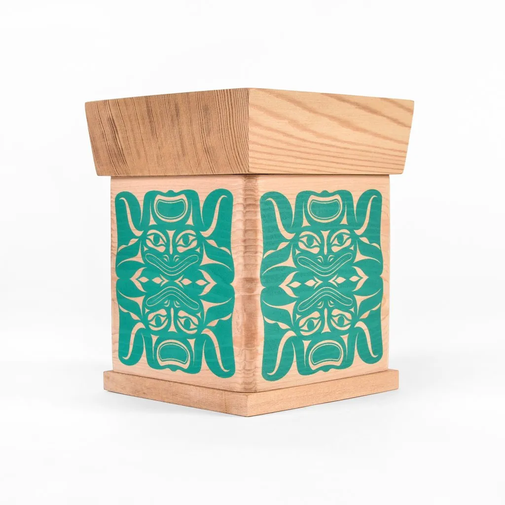 Screen Printed Bentwood Box | Frog by James Michels