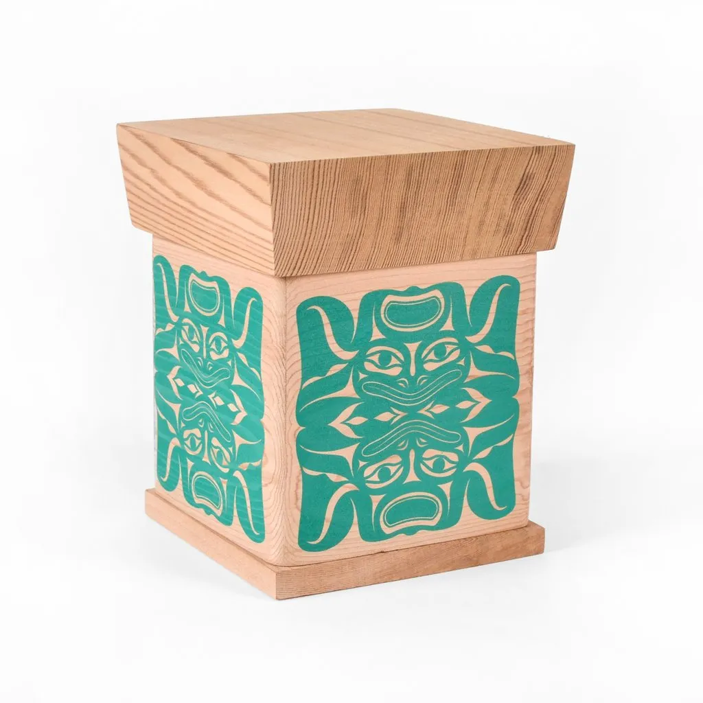 Screen Printed Bentwood Box | Frog by James Michels