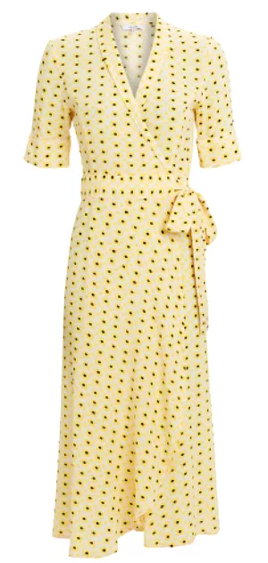 Sunflower Wrap Dress