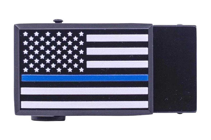 Thin Blue Line Classic Dress Buckle, Fits 1 3/8 Straps