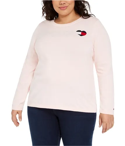 Tommy Hilfiger Womens Hearts Pullover Sweater