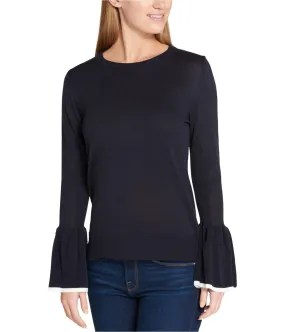 Tommy Hilfiger Womens Tipped Bell Knit Sweater