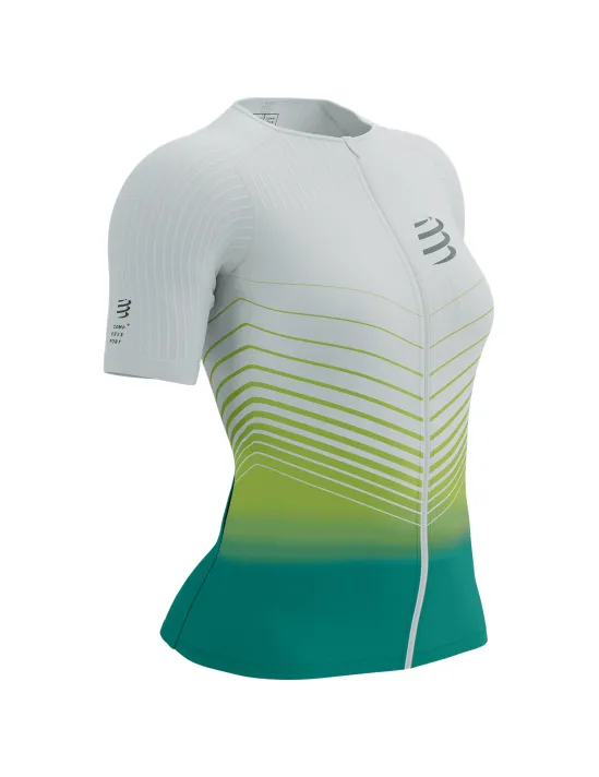 Tri Postural Aero SS Top W WHITE/COLUMBIA L