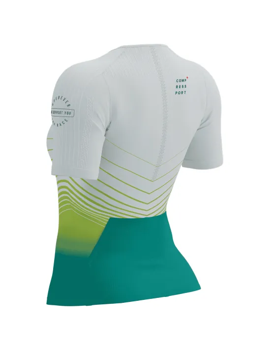 Tri Postural Aero SS Top W WHITE/COLUMBIA L