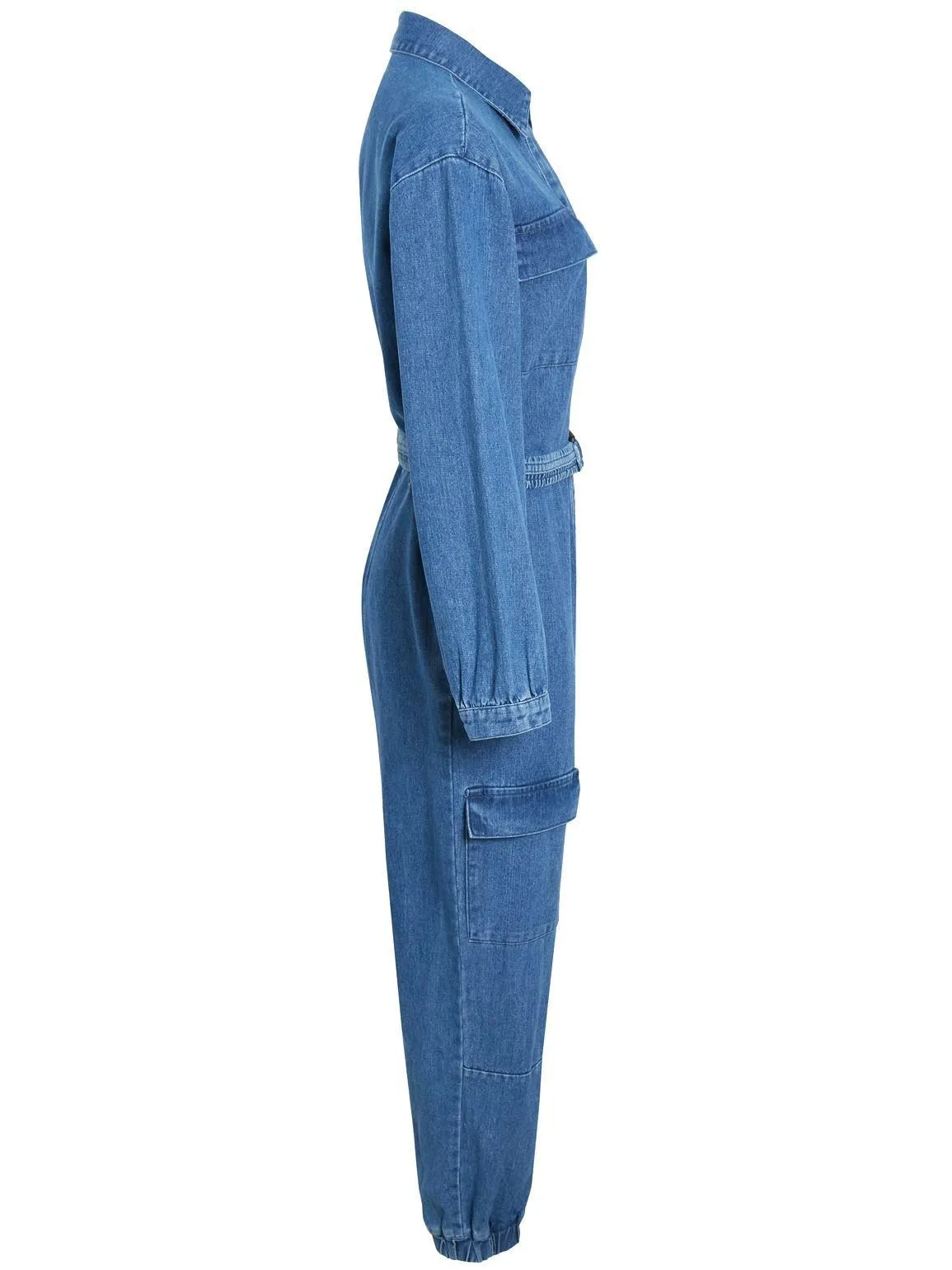 Womens Denim Boiler Jumpsuit, UK Sizes 6 to 14