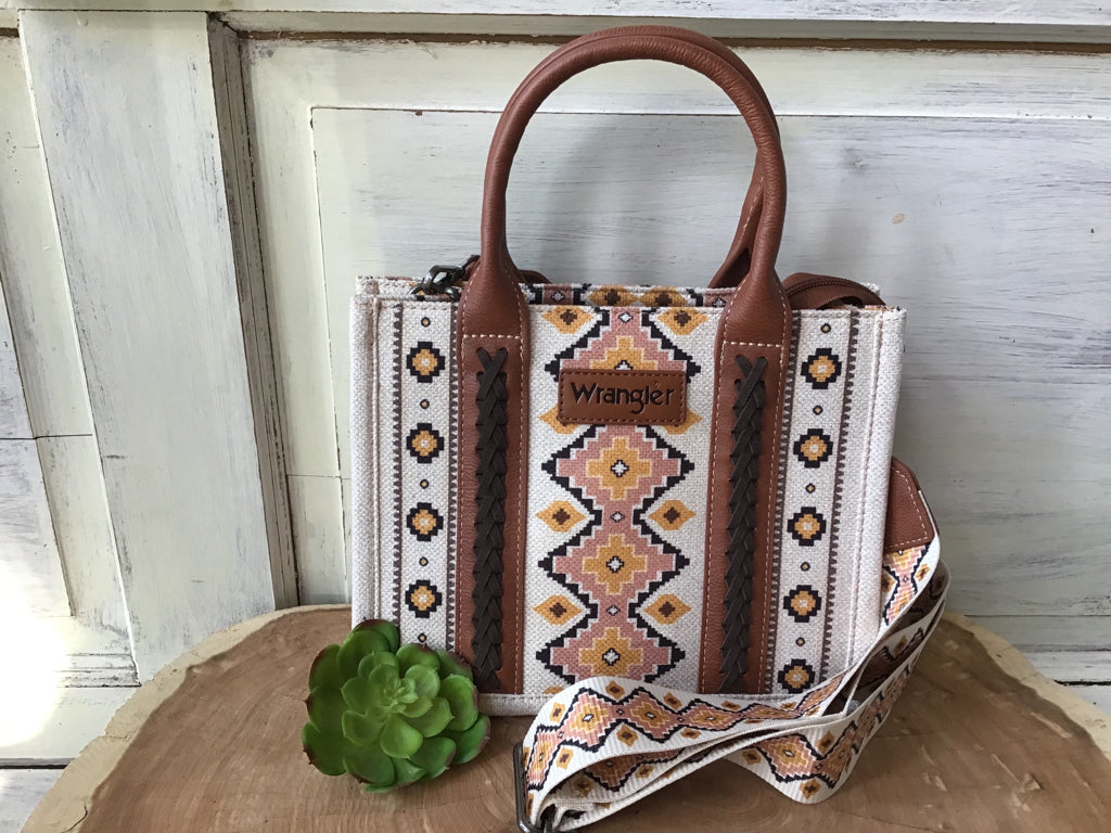 Wrangler Southwestern Print Crossbody Tote