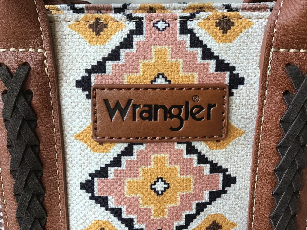 Wrangler Southwestern Print Crossbody Tote