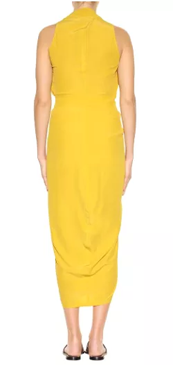 Yellow Wrap Dress